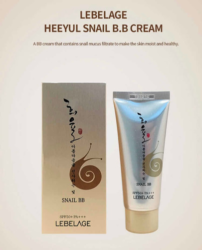 Bb Crema Coreana/ Baba De Caracol 3 Efectos Spf50+ Pa+++_3pz