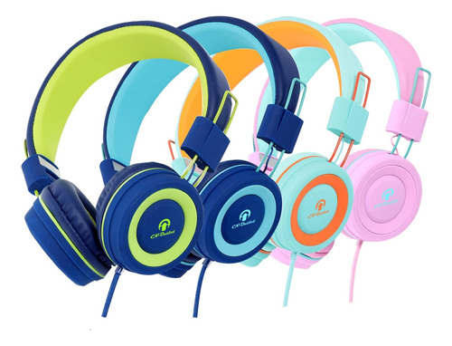 Cn-outlet Auriculares Niños Escuela Con Micrófono, Paquete 4