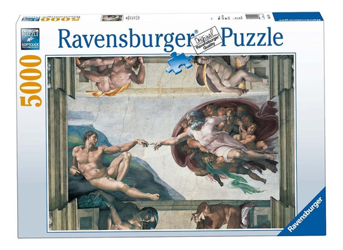 Rompecabezas Ravensburger Miguel Ángel: La Creación de Adán 17408 de 5000 piezas