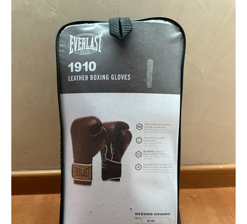 Guantes Everlast 1910 Leather Boxing  