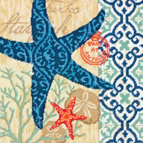 Dimensiones Needlecrafts Needlepoint  Estrella De Mar