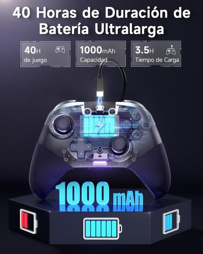- Easysmx X10 Inalambrico Control Bluetooth For Switch Y Pc
