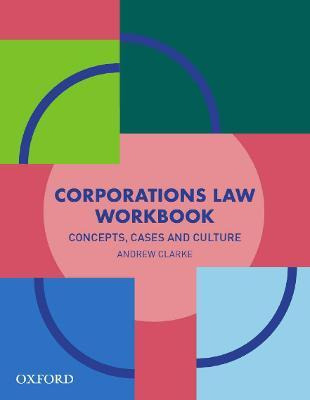 Libro Corporations Law Workbook - Andrew Clarke