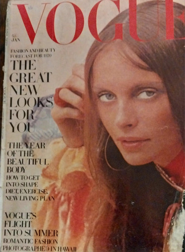 Vogue Magazine Ingles De Enero 1970