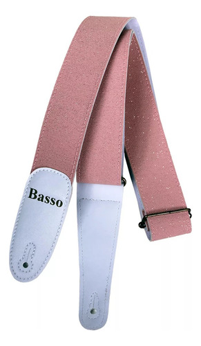Correa ajustable Basso Linha Porus Porus con diseño de flamencos - rosa