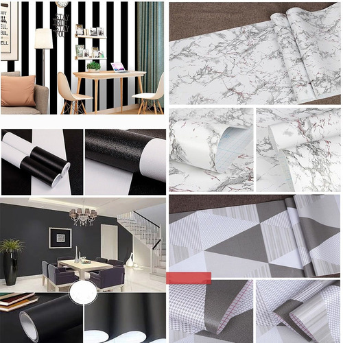 Papel Adesivo De Parede Lavável Tijolo Arabesco 10m X 45cm