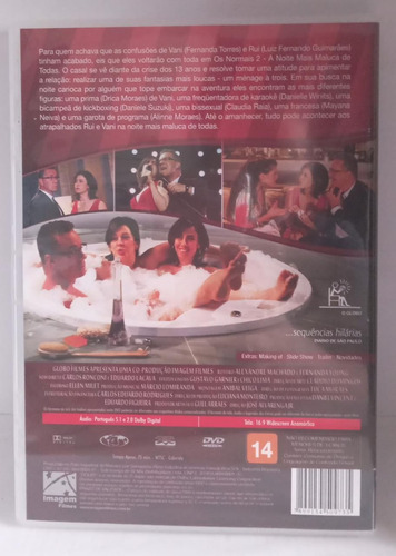 Dvd Os Normais 2 - Fernanda Torres * Original (Usado)