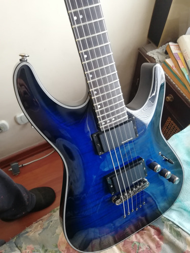 Guitarra Eléctrica Shecter Blackjack Sls Blue Burst Activa 