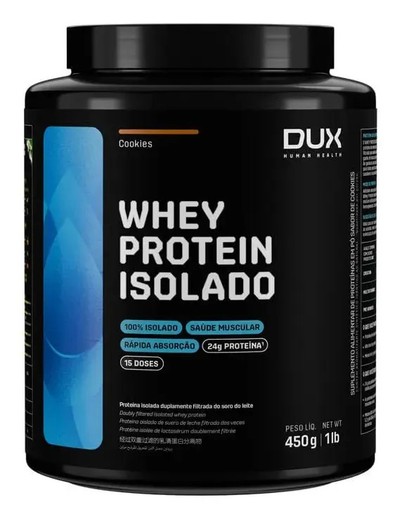 Whey Protein Isolado - Pote 450g Sabor Chocolate