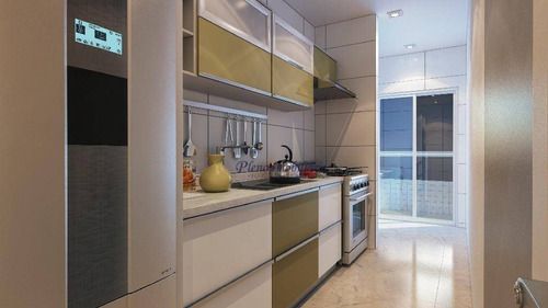 Imagem 3 de 18 de Apartamento Com 2 Dormitórios Sendo 1 Suíte, À Venda, 76 M² Por R$ 511.996 - Vila Guilhermina - Praia Grande/sp - Ap0816