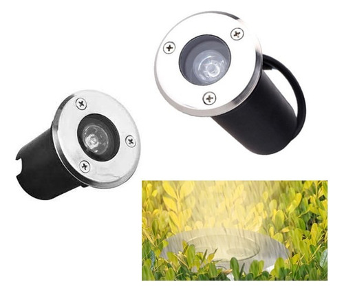 Lampara Reflector Led Piso Empotrable Exterior 1w 3w 6w 12w