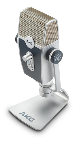 Imagem 3 de 4 de Microfone AKG Lyra condensador multi-padrão prata