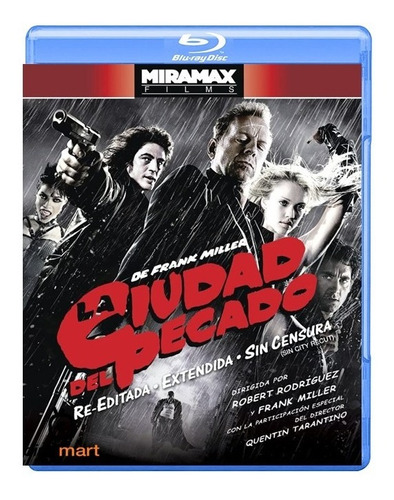 Sin City La Ciudad Del Pecado Frank Miller Pelicula Bluray