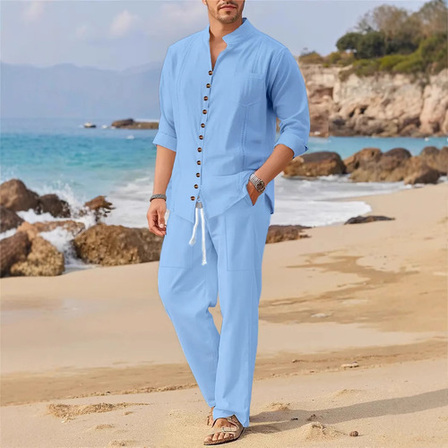 Camisa Cubana, Camisa Para Hombre, Camisa De Moda Casual Con