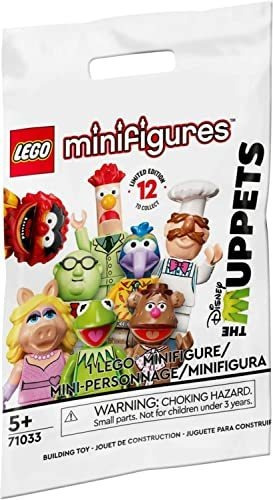 Lego Minifigure Muppets Series Beaker Minifig, Color Morado
