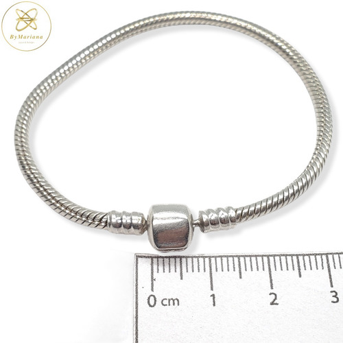 Imagen 3 de 5 de Pulsera Plata Especial Para Dijes Pasantes
