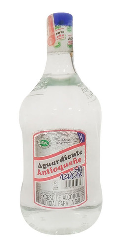 Aguardiente Antioqueño Azul Sin Azucar Garrafa 2l Original