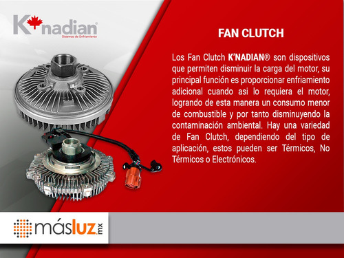 Fan Clutch 179.00 Mm Mercury Comet L6 4.1l 69 K-nadian