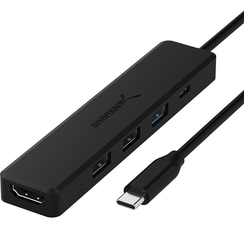 Concentrador Usb Tipo C Sabrent, Multi-puerto 85), 60w