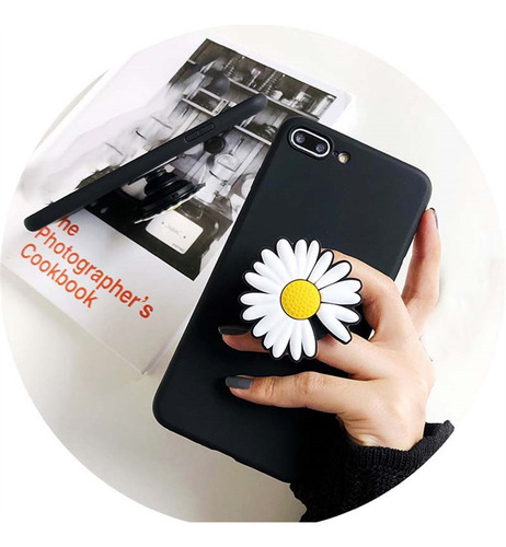 Funda Para Redmi A5 A3x Suave Silicona Crisantemo+mica