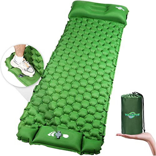 Colchoneta Inflable Ultraligera Dormir, 75'' X 25'', Bo...