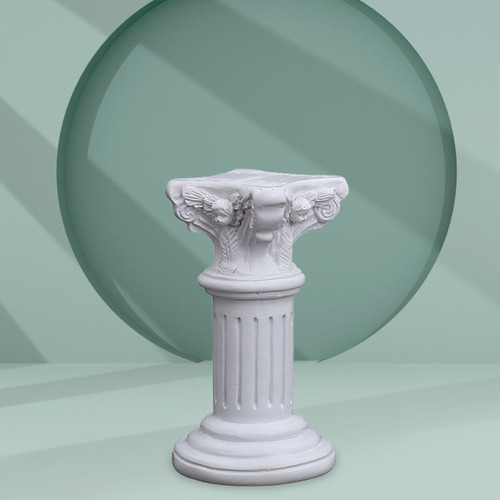 Pedestal De Resina De La Columna Griega De Pilar Romano Crea