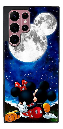 Funda Para Galaxy Mickey Minnie Mouse Luna Pareja Disney