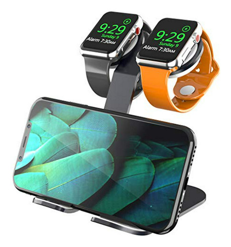 Smartwatch -  Dual Stand For Iwatch Charging, Aluminum Night