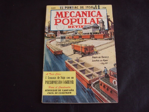 Revista Mecanica Popular (julio 1958) Pontiac '58