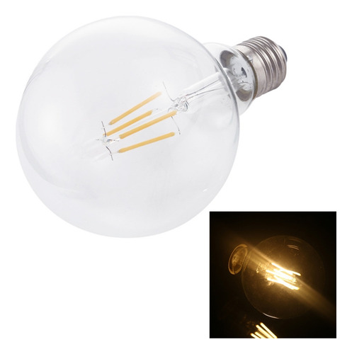 Luz Led De Filamento Led G95 E27 De 4 W Con Atenuación Retro