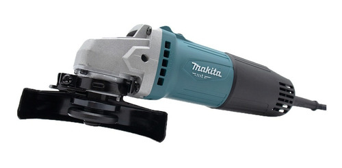 Miniesmeriladora angular Makita MT M0901 color turquesa 600 W 127 V + accesorio