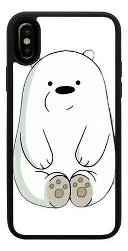 Funda Uso Rudo Tpu Para iPhone Escandalosos Polar Oso Blanco