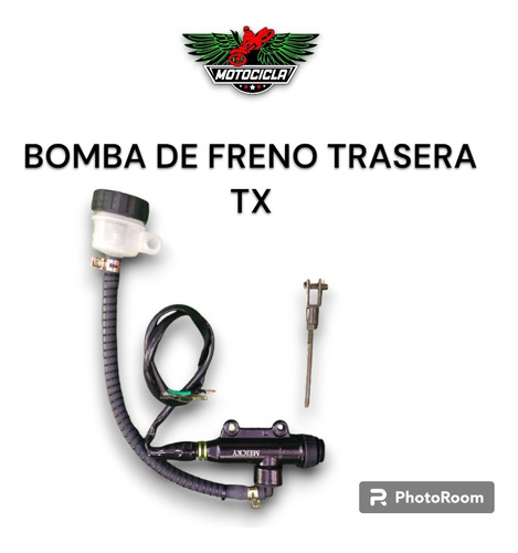 Bomba De Freno Trasera Moto Tx