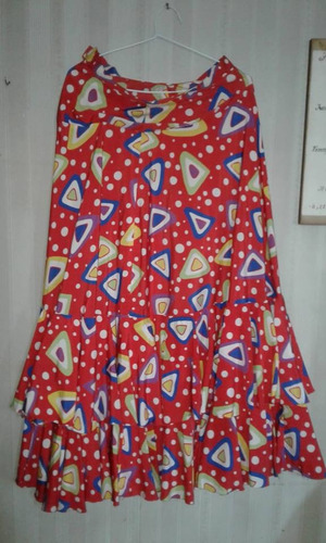 Traje De Baile Español 2 Piezas Ideal Para Flamenco