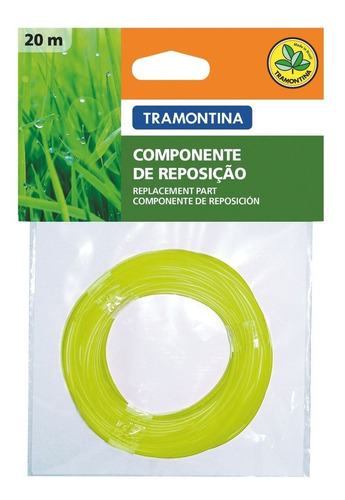 Fio Nylon 1,8mm 20 Metros Para Roçadeira Tramontina