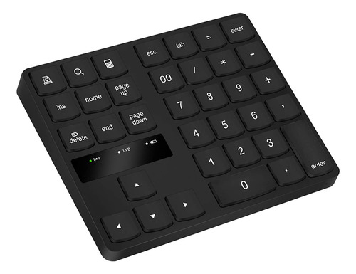 Teclado Numérico Inalámbrico, Teclado Numérico Recargable Tr