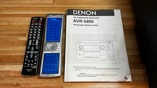 45kg Y 340w!!!! Sintoamplificador Denon Avr-5805!!!! Tbaudio Negro (Usado)