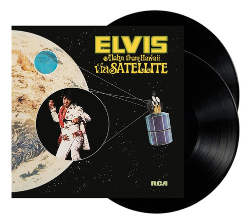 Elvis Presley Aloha From Hawaii Via Satellite 2 Lp Vinyl