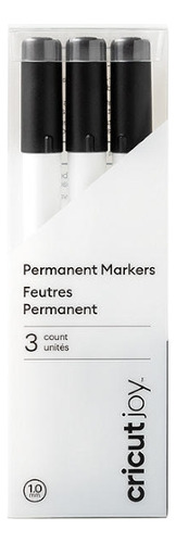 Cricut Joy | Plumones Permanentes | Negro | 1.0mm | 3 Und