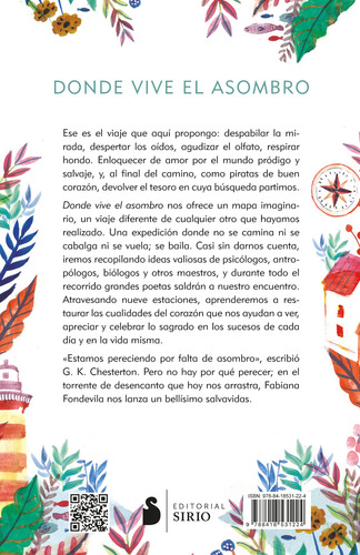 Donde Vive El Asombro: Prácticas para cultivar lo sagrado en la vida cotidiana, de Fondevila, Fabiana. Editorial Editorial Sirio, tapa blanda en español, 2021