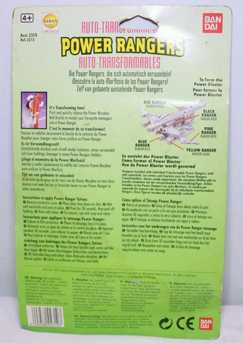 Power Rangers Preto Vira Cabeça Boneco Bandai 1994 Zack