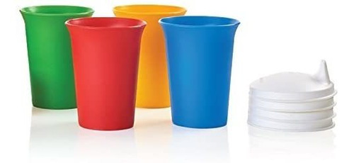 Tupperware Vasos Tipo Campana, Con Tapa Comba Con Boquilla, 