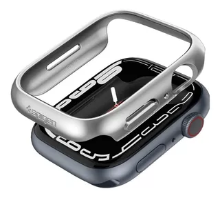 Case Spigen Thin Fit Para Apple Watch 45mm Series 7 Graphite