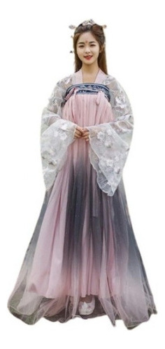Ropa Tradicional China Hanfu Casual Elegante Falda