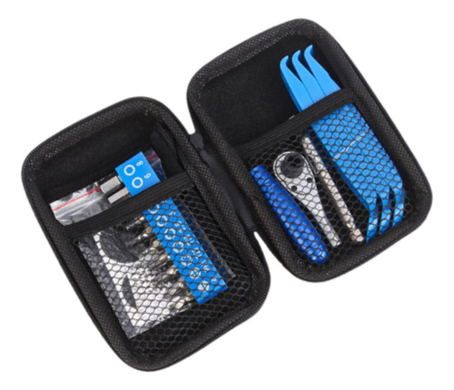 Llave De Trinquete De Bicicleta Con 10 Bits Con Estuche De