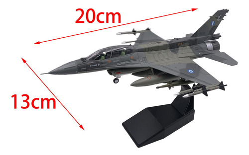 Conmemoración De Aviación De F16d A Escala 1/72 Con