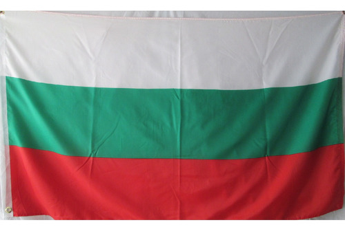 Bandera De Bulgaria (tamaño 90x150cms) Doble Faz