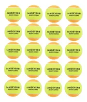 Comprar Kit 20 Bolas Beach Tennis Stage 2 Profissional Sandever