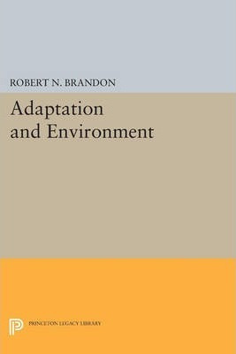 Libro Adaptation And Environment - Robert N. Brandon