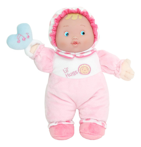 Jc Toys Lil Hugs Pink Soft Body - Tu Primera Muñeca Bebé .